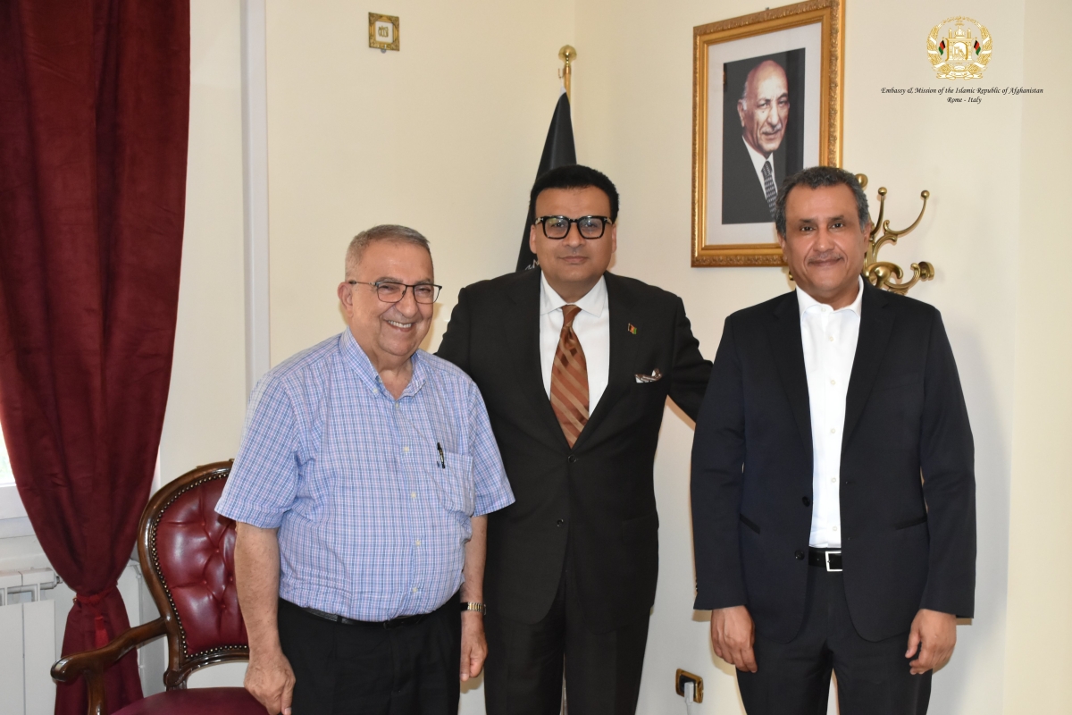 Ambassador of Afghanistan Meets with Permanent Representative of Kuwait to the Rome Based International Organizations
