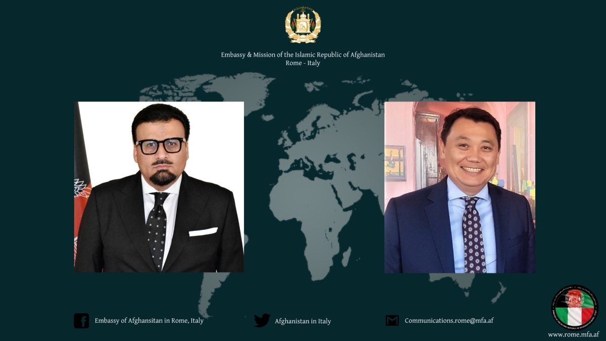 Ambassador of Afghanistan Meets Ambassador of Kyrgyzstan