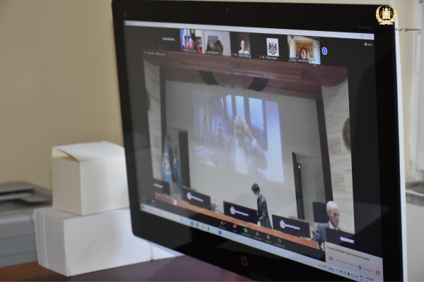 Ambassador Khaled Ahmad Zekriya virtually attended and spoke at the World Food Program's Briefing on Afghanistan and Ethiopia
