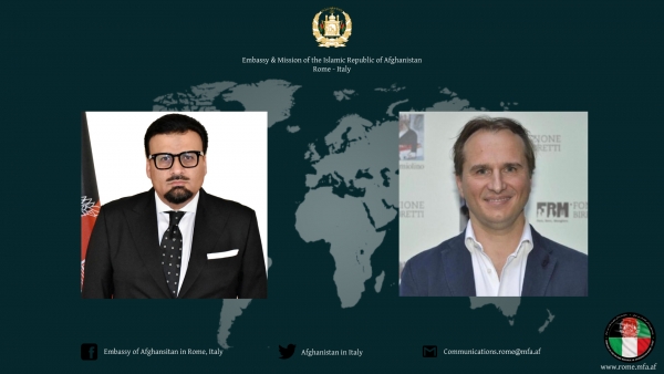 دیدار سفیر افغانستان با خبرنگار رادیو تلویزیون &laquo;Rai&raquo;