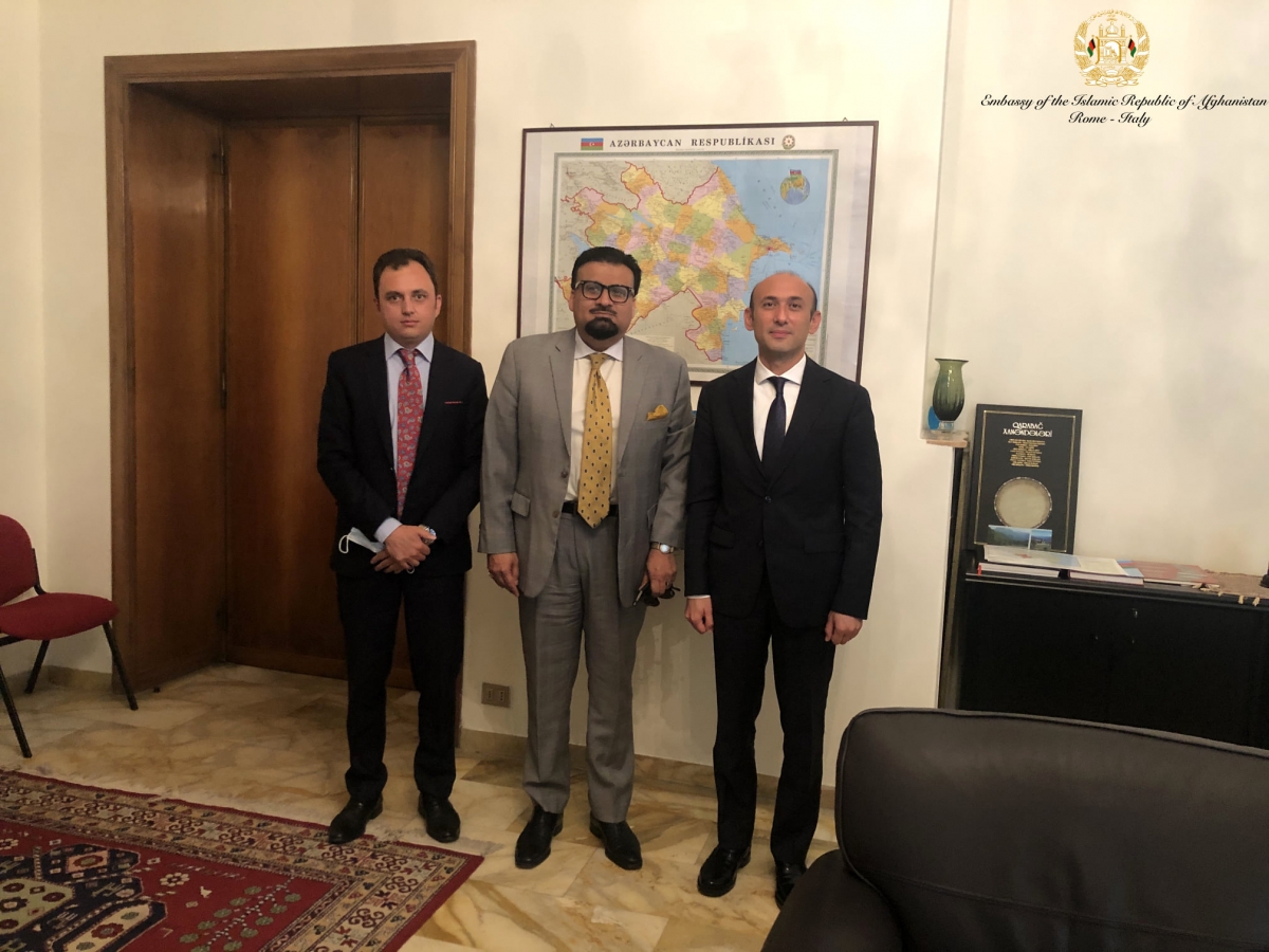 Ambassador Zekriya Meets with the Ambassador of Azerbaijan to Rome