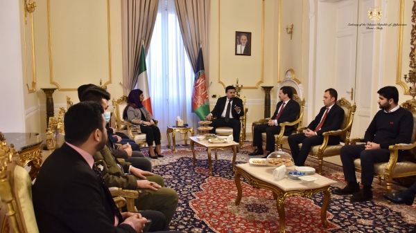 H.E. Ambassador-Designate of Afghanistan to Italy's Inaugural Meeting with Diplomats and Embassy Staff