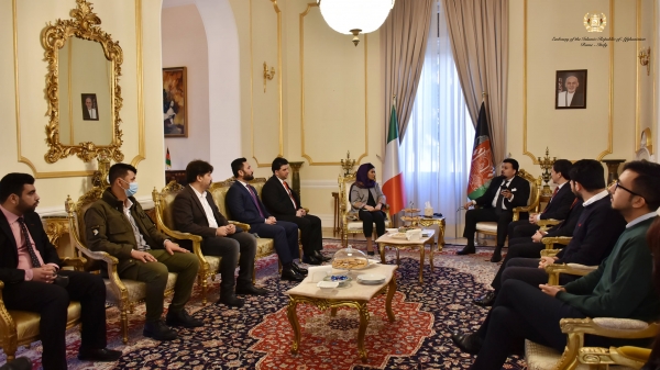 H.E. Ambassador-Designate of Afghanistan to Italy's Inaugural Meeting with Diplomats and Embassy Staff