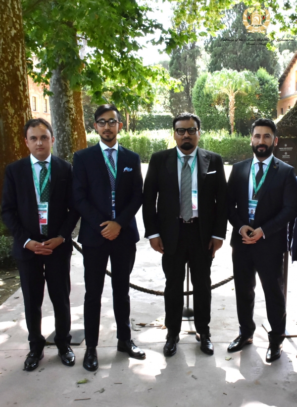 Ambassador of Afghanistan to Rome-Italy and his accompanying delegation attended the meeting of the Global Coalition to Defeat Daesh