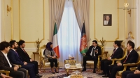 په روم کې د افغانستان اسلامی جمهوري دولت نوې ټاکل شوې سفیر، خالد احمد ذکریا، تعارفي لیدنه د سفارت ډیپلوماټانو او همکارانو سره