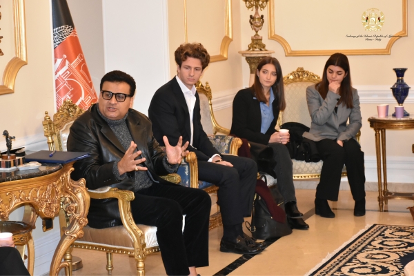 Ambassador of Afghanistan Meets with Members of M.S.O.I