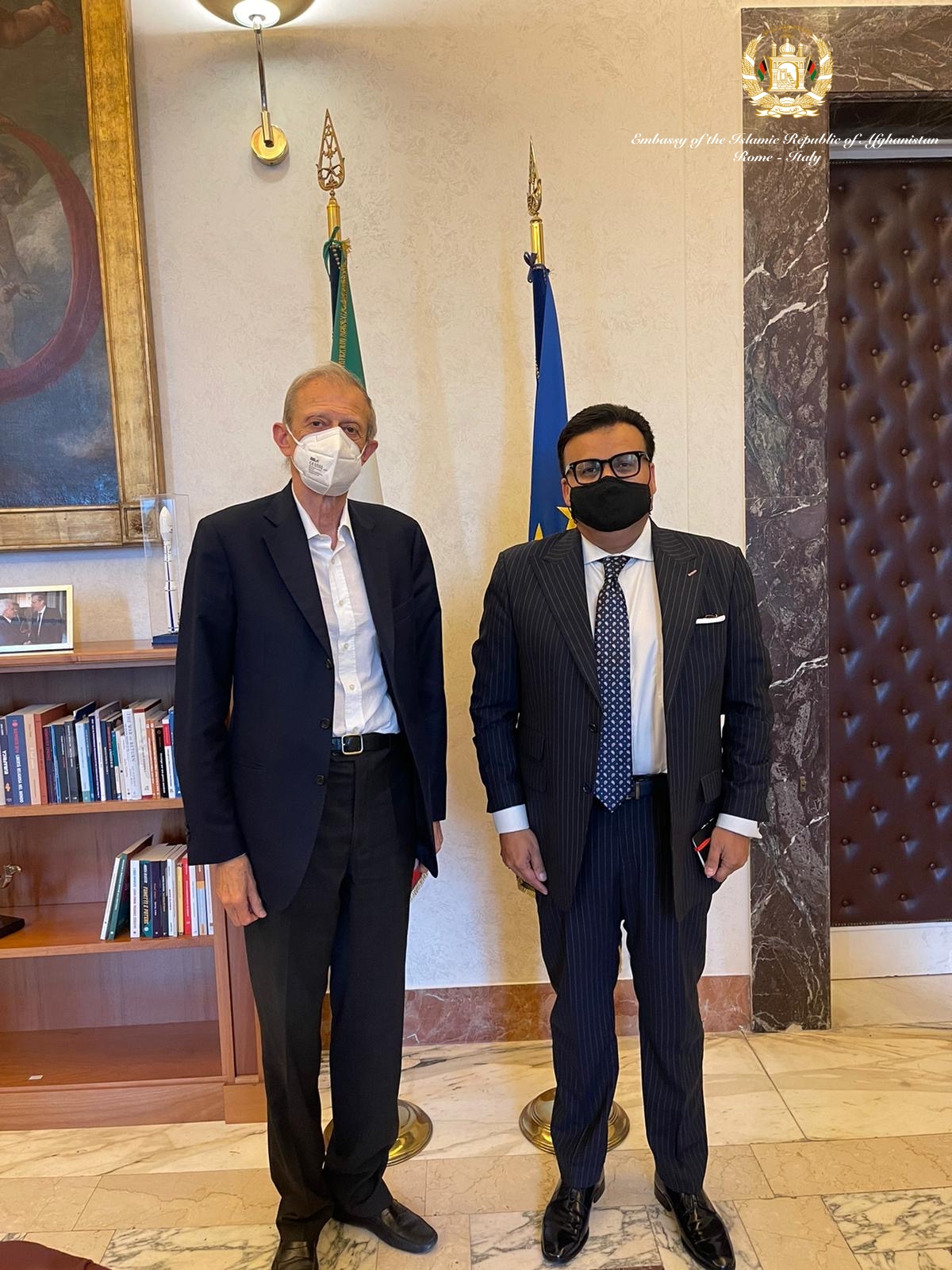 H.E. Ambassador Zekriya met with President of the Foreign Affairs Committee at the Chamber of Deputies
