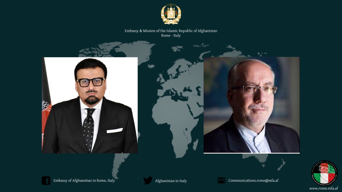 Ambassador of Afghanistan Met with Ambassador of Iran