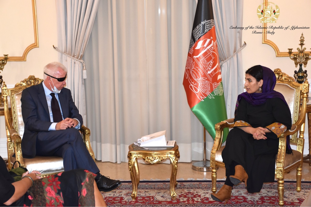 Ms. Wajiha Qazizadah met with Dr. Lawrence Banks and Ms. Marianna Maculan